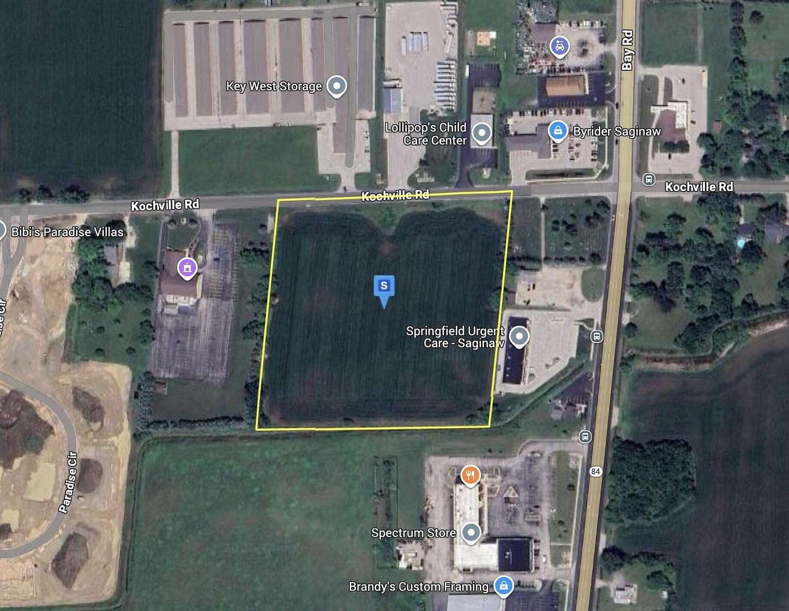 10 Acres of Commercial Land for Sale in Saginaw, Michigan