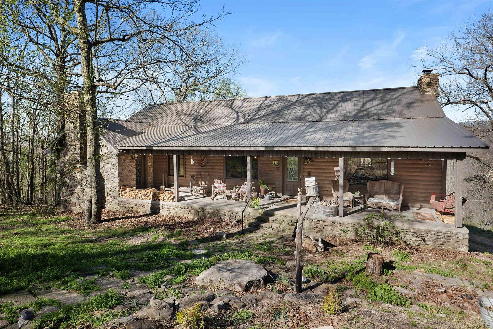4.14 Acres of Land with Home for Sale in Mountain View, Arkansas