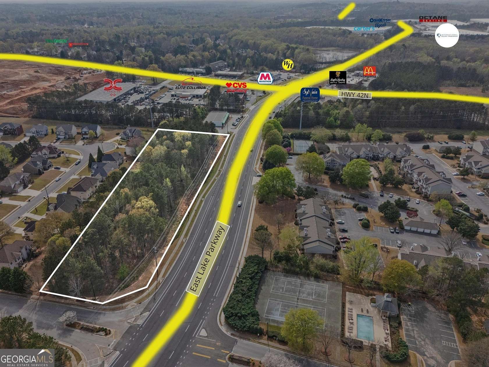 8 Acres of Mixed-Use Land for Sale in Stockbridge, Georgia
