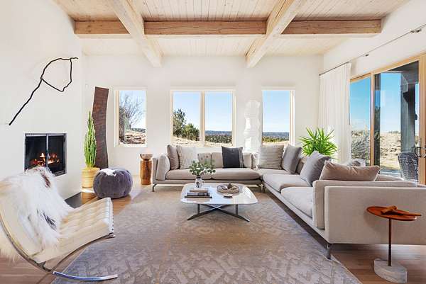 5.73 Acres of Land with Home for Sale in Tesuque, New Mexico