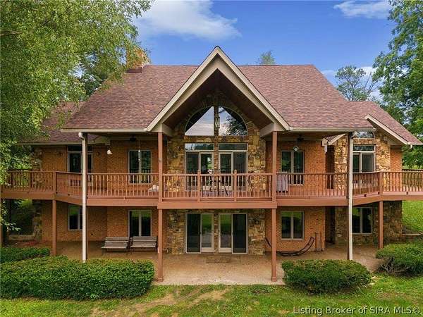 14.2 Acres of Land with Home for Sale in Otisco, Indiana