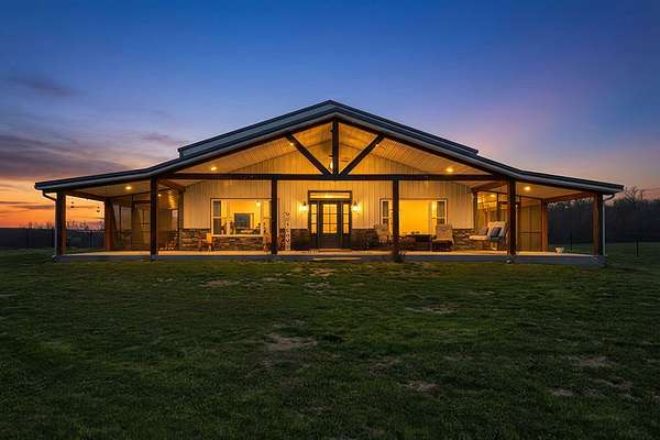 38 Acres of Agricultural Land with Home for Sale in Dunnegan, Missouri