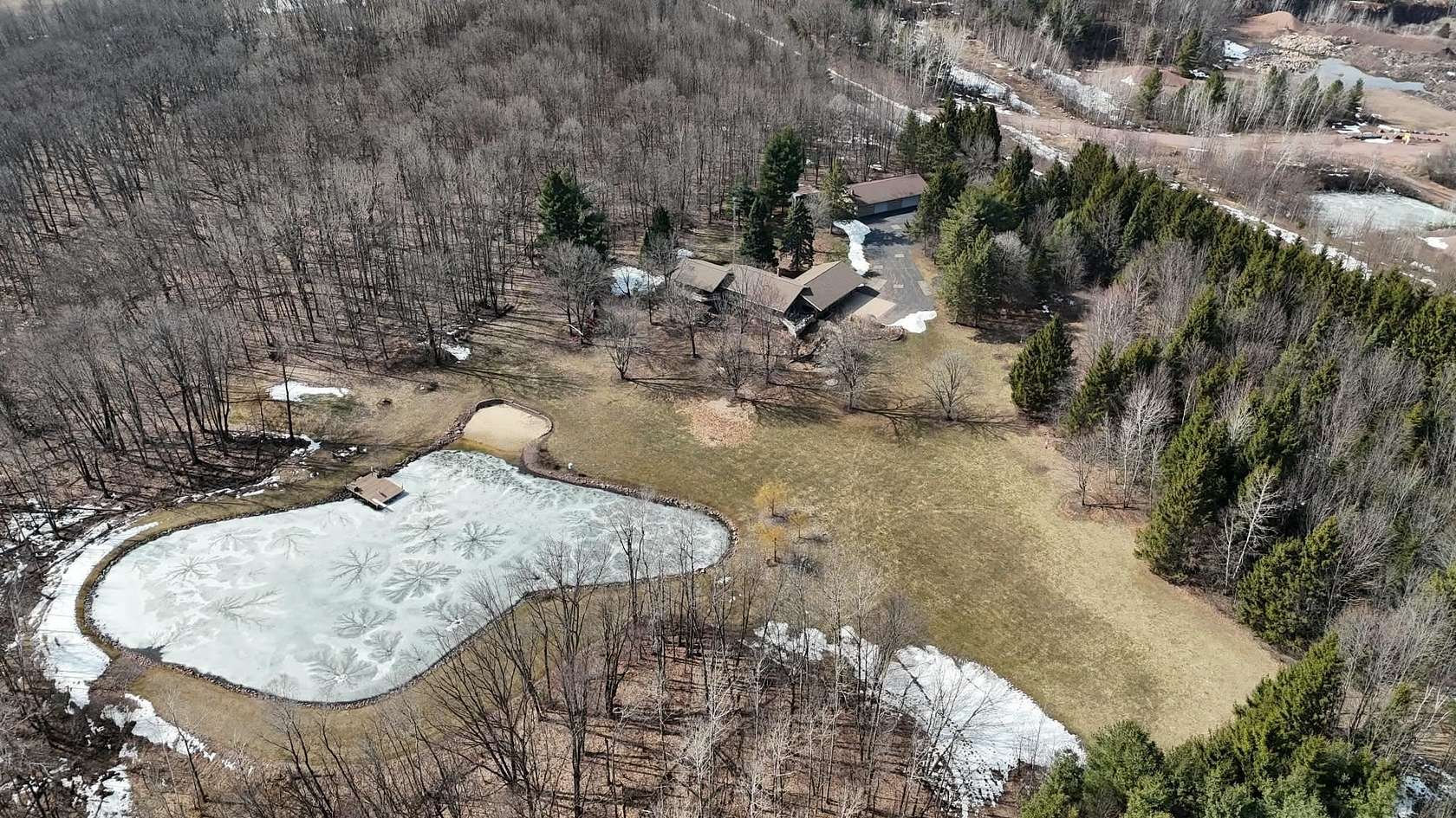 40 Acres of Land with Home for Sale in Pittsville, Wisconsin