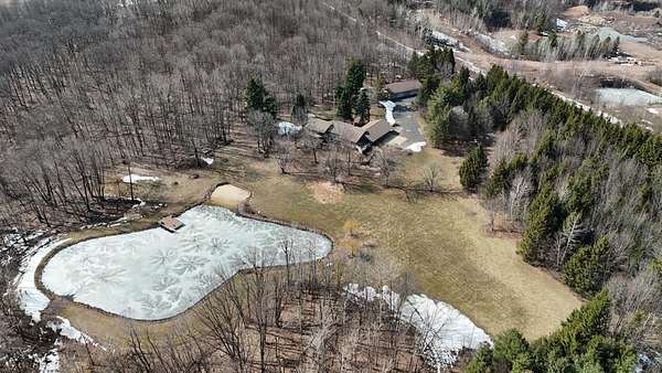 40 Acres of Land with Home for Sale in Pittsville, Wisconsin