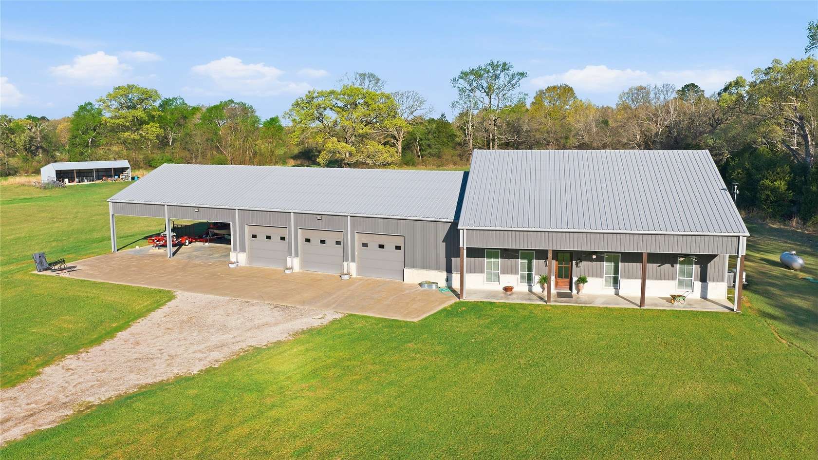32.3 Acres of Recreational Land with Home for Sale in Brownsboro, Texas
