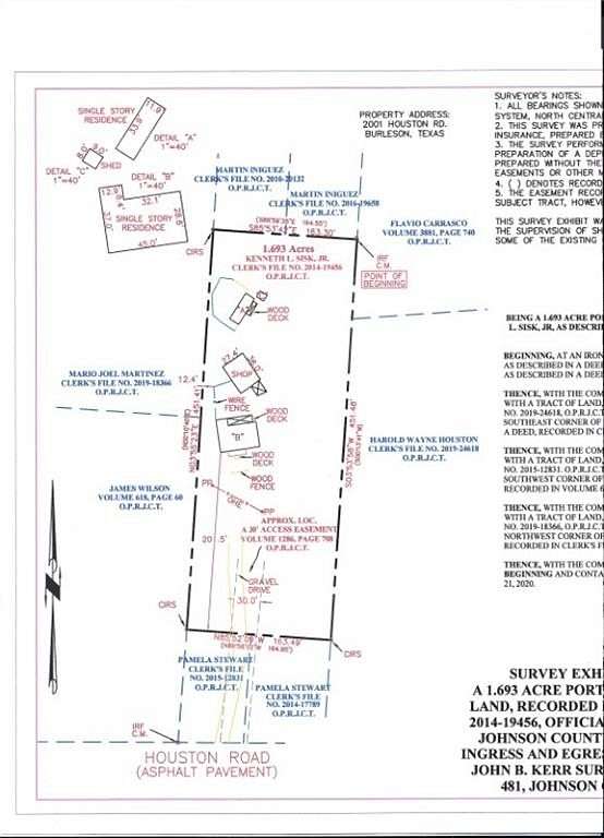 1.69 Acres of Land for Sale in Burleson, Texas