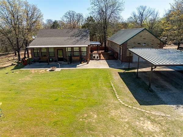 3.23 Acres of Land with Home for Sale in Porum, Oklahoma