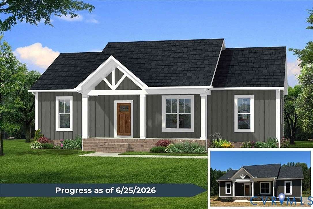 5.35 Acres of Land with Home for Sale in Farmville, Virginia