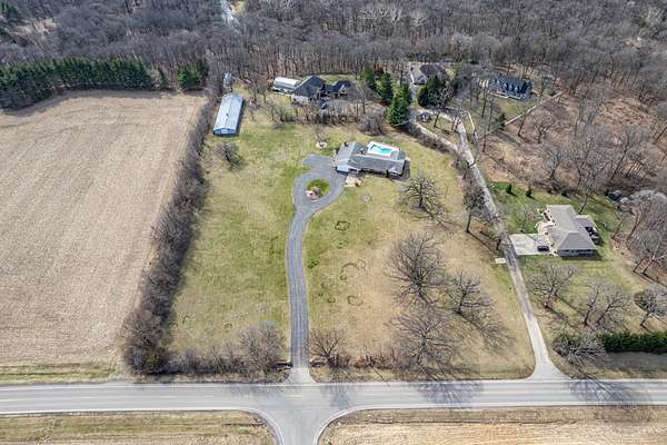 5.1 Acres of Land with Home for Sale in Plano, Illinois