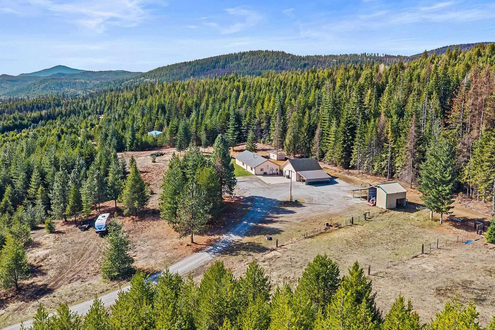 16.3 Acres of Land with Home for Sale in Ione, Washington
