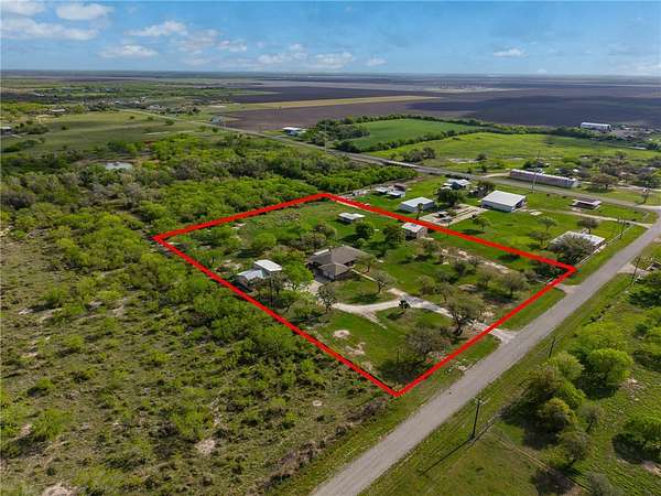 3.72 Acres of Land with Home for Sale in Woodsboro, Texas