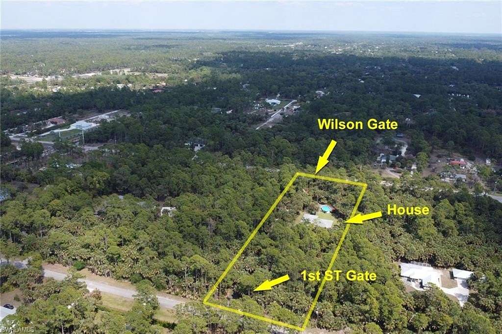 2.34 Acres of Land with Home for Sale in Naples, Florida