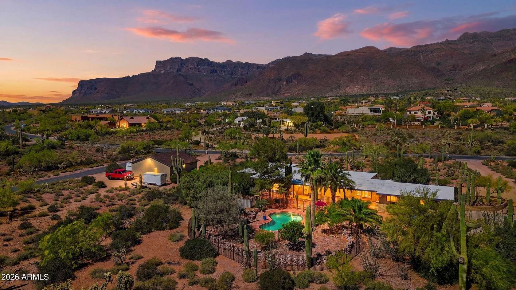 1.57 Acres of Land with Home for Sale in Gold Canyon, Arizona