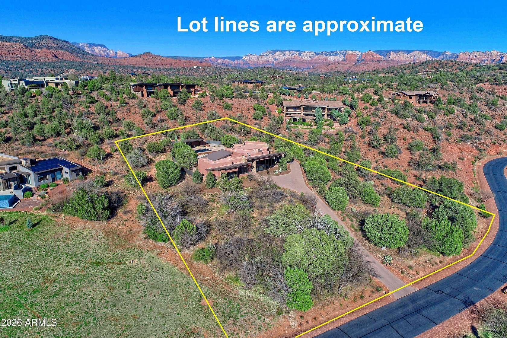 2 Acres of Land with Home for Sale in Sedona, Arizona