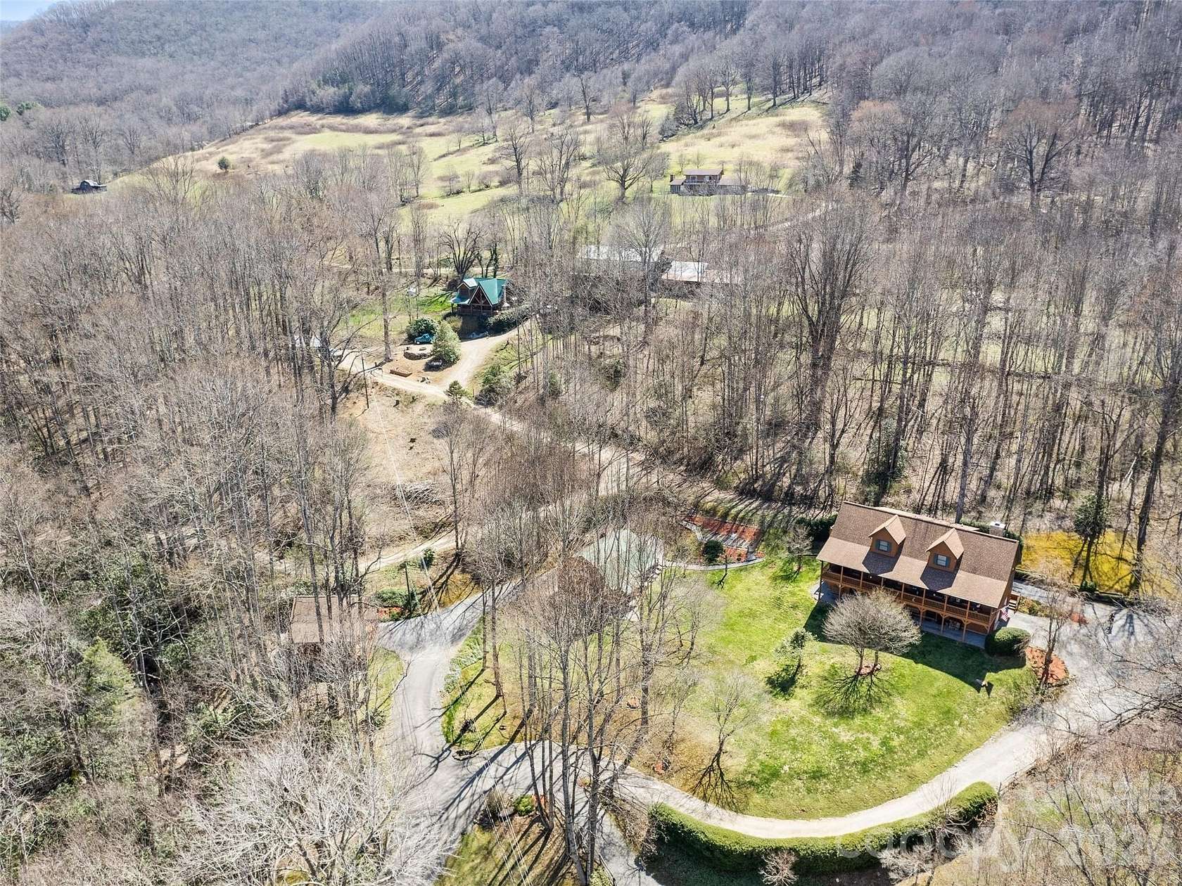 2.47 Acres of Land with Home for Sale in Maggie Valley, North Carolina