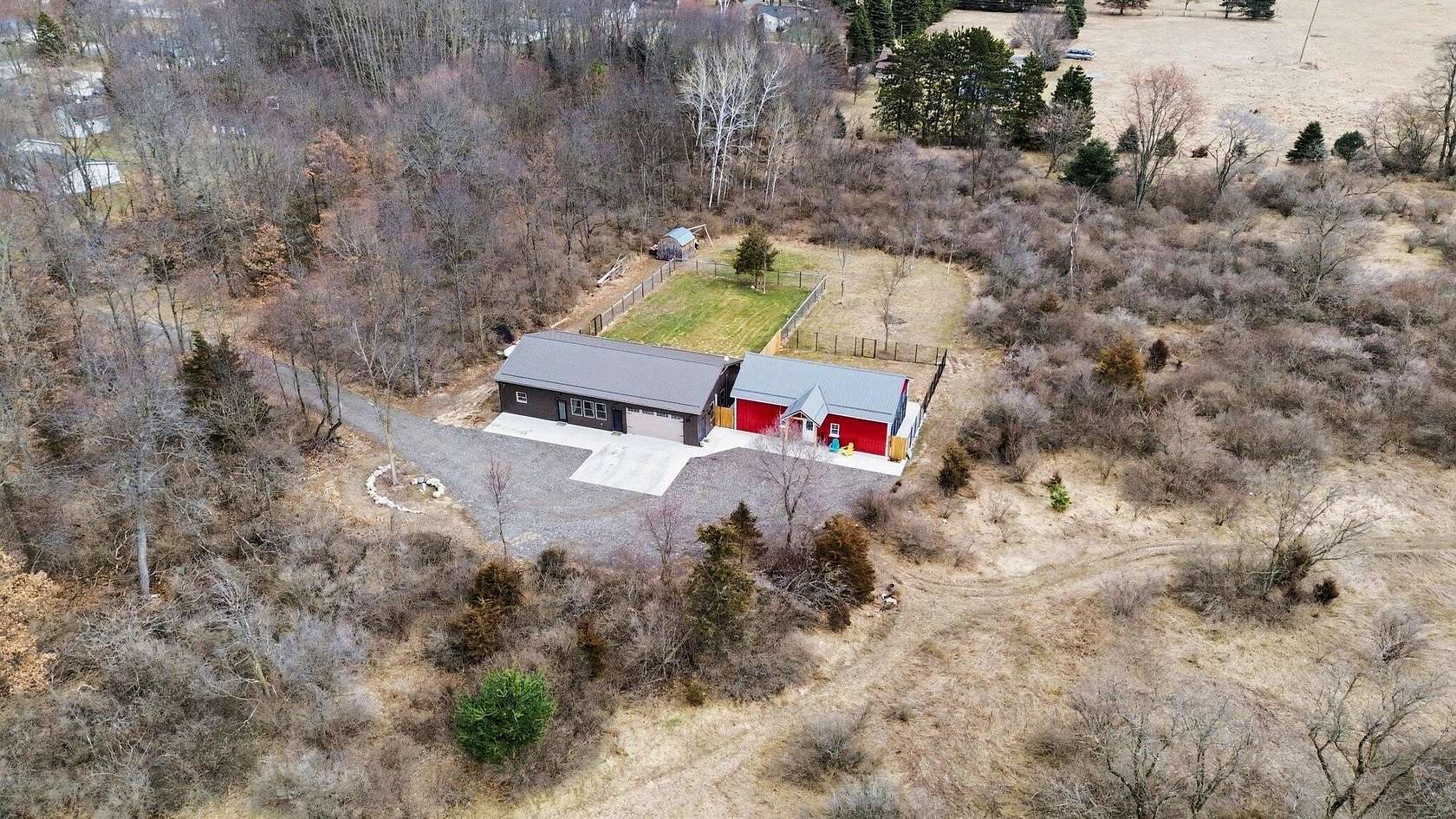 25.8 Acres of Improved Recreational Land for Sale in Edmore, Michigan