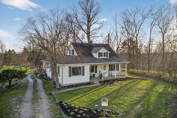 7.4 Acres of Land with Home for Sale in Lawrenceburg, Kentucky