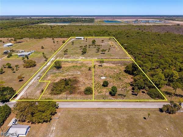 14.8 Acres of Recreational & Residential Land for Sale in Alva, Florida