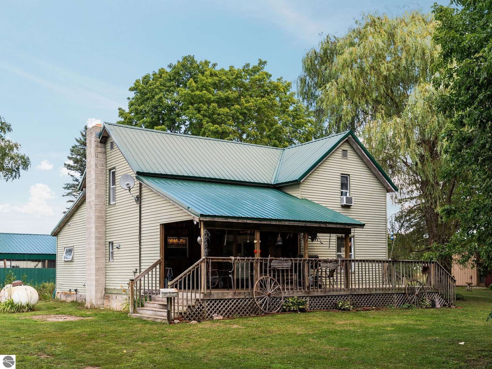 2.5 Acres of Land with Home for Sale in Kingsley, Michigan