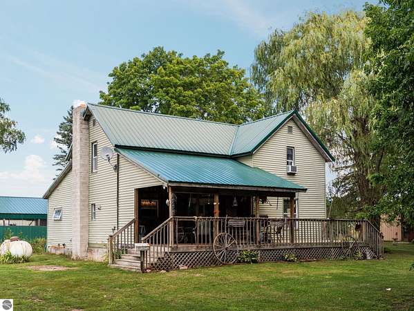 2.5 Acres of Land with Home for Sale in Kingsley, Michigan