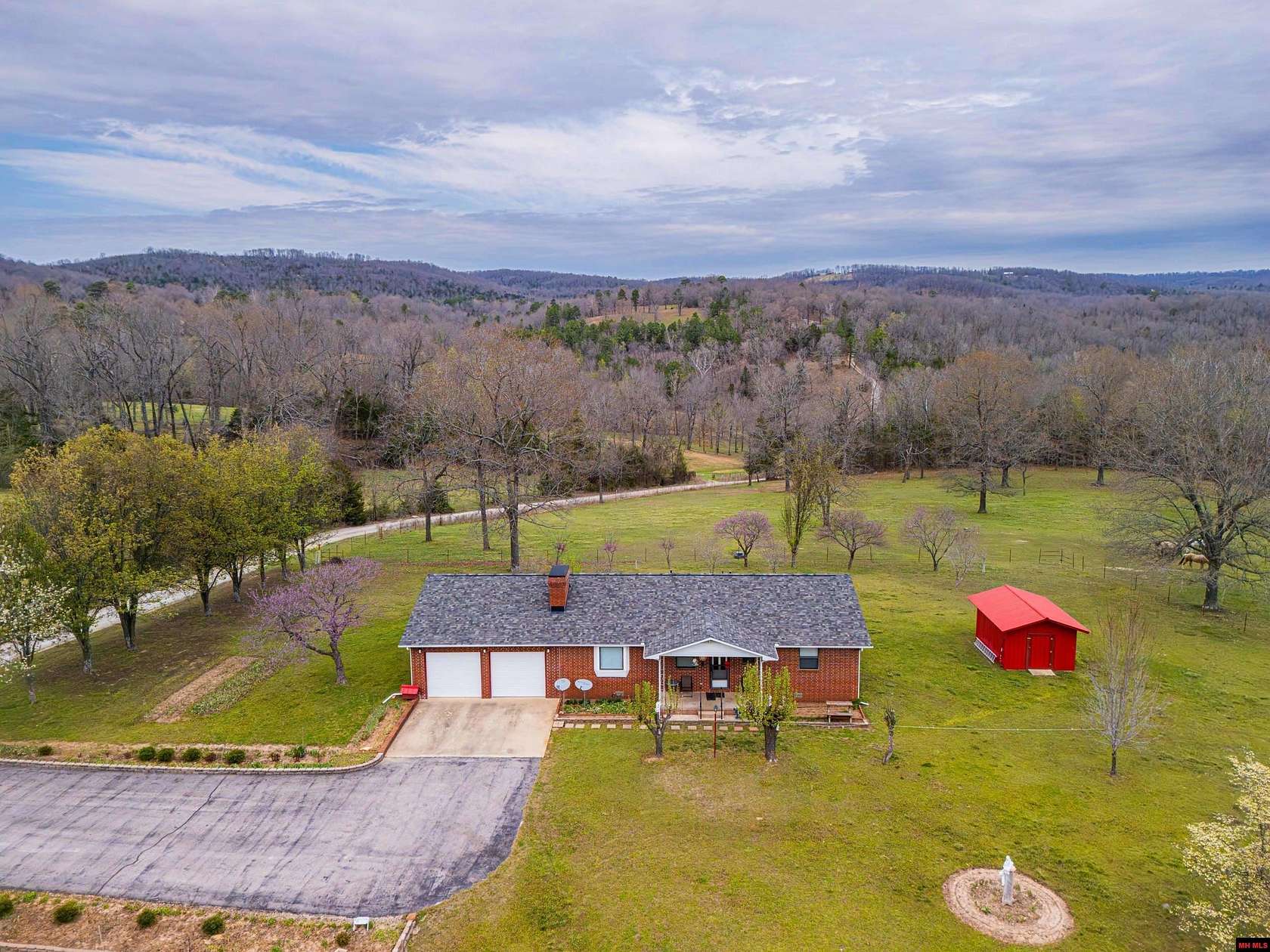 34.2 Acres of Agricultural Land with Home for Sale in Yellville, Arkansas