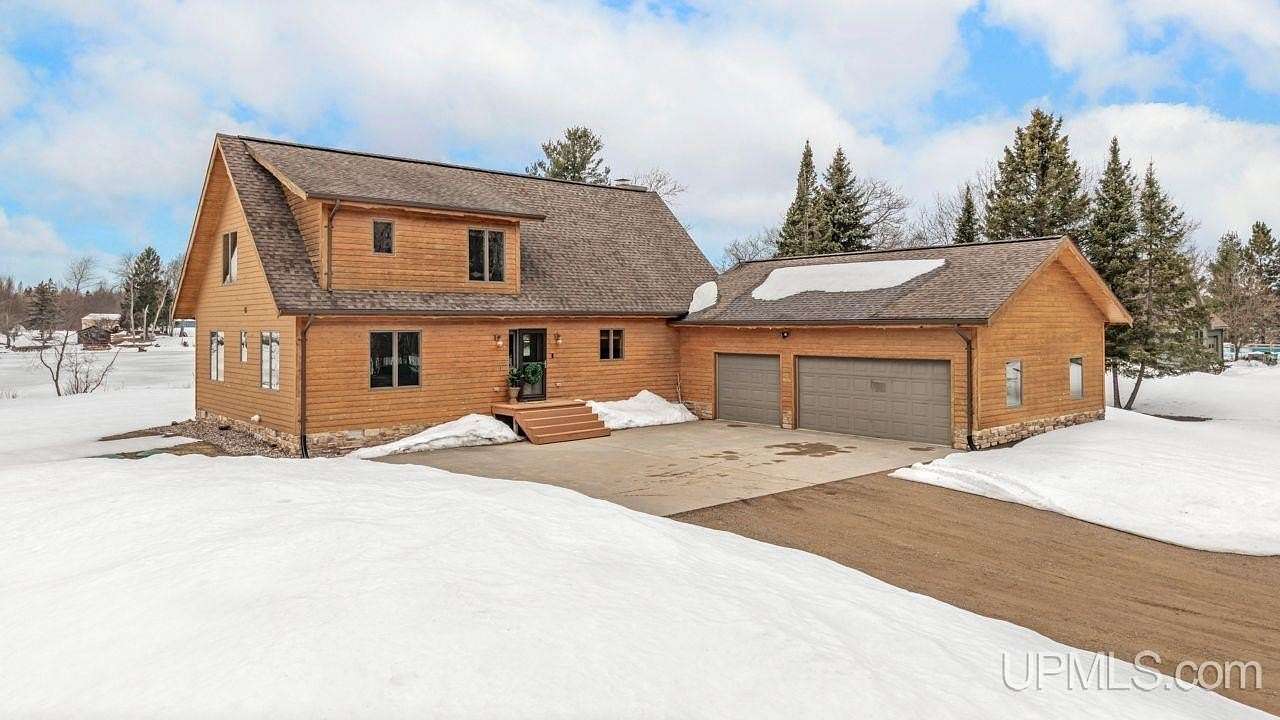 17.8 Acres of Land with Home for Sale in Rapid River, Michigan