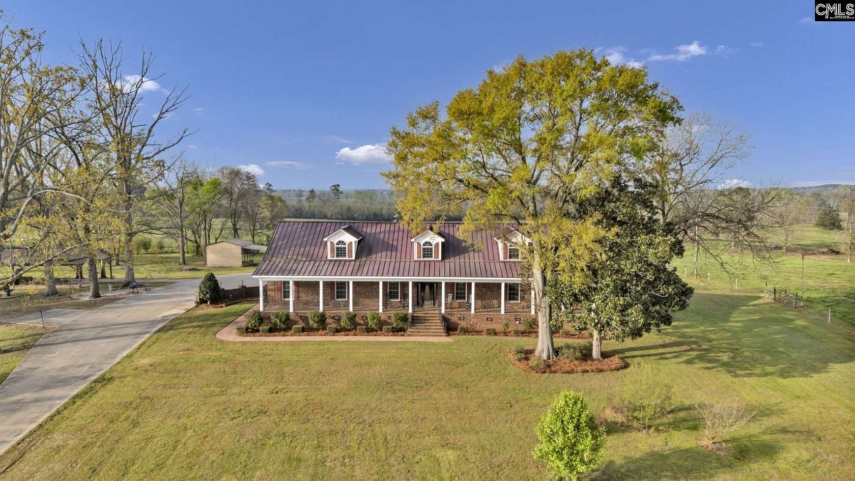 55.3 Acres of Agricultural Land with Home for Sale in Newberry, South Carolina