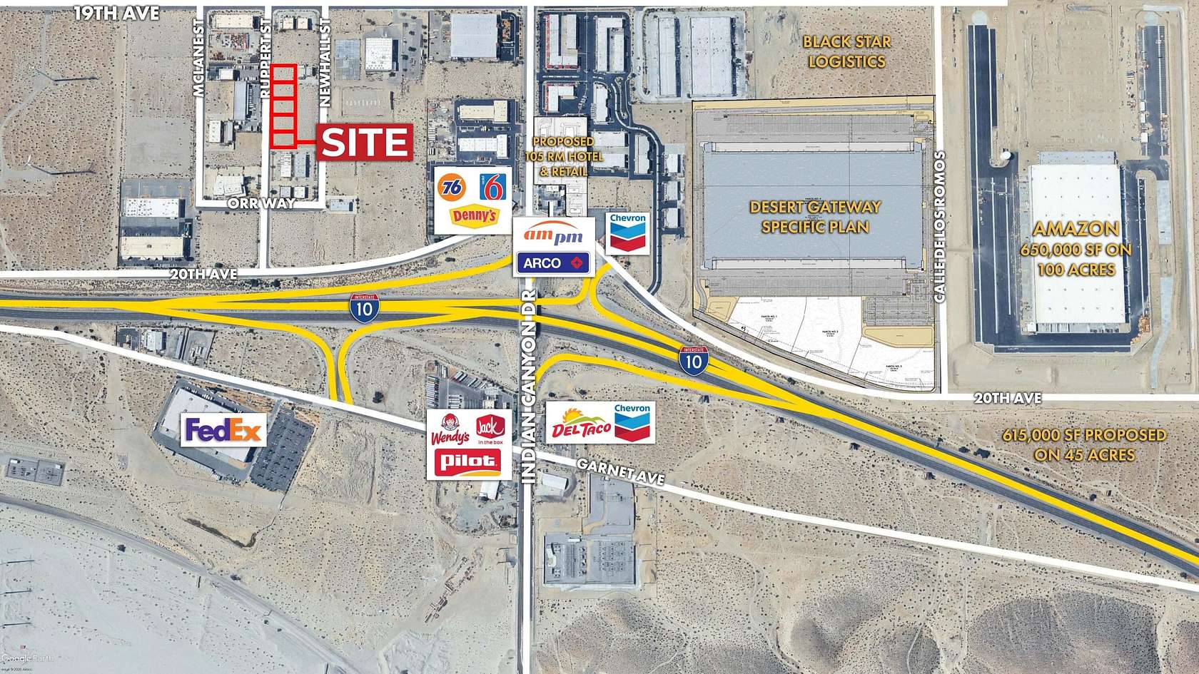1.75 Acres of Commercial Land for Sale in Palm Springs, California