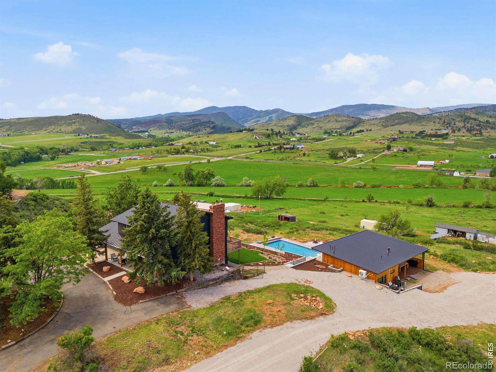 3 Acres of Land with Home for Sale in Loveland, Colorado