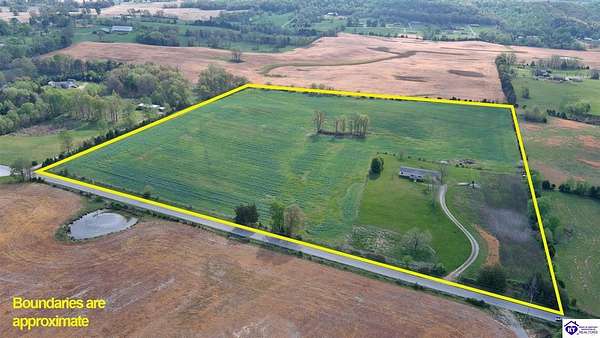 23.1 Acres of Agricultural Land with Home for Sale in Vine Grove, Kentucky