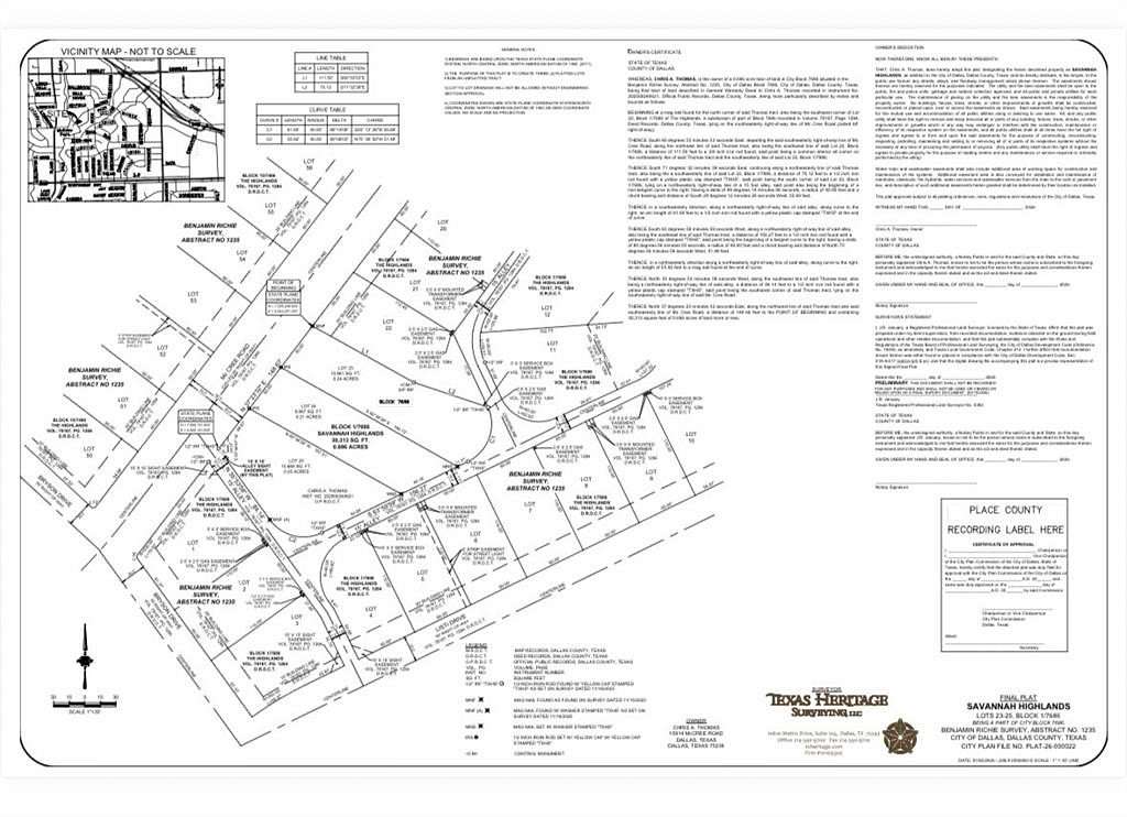 0.25 Acres of Land for Sale in Dallas, Texas
