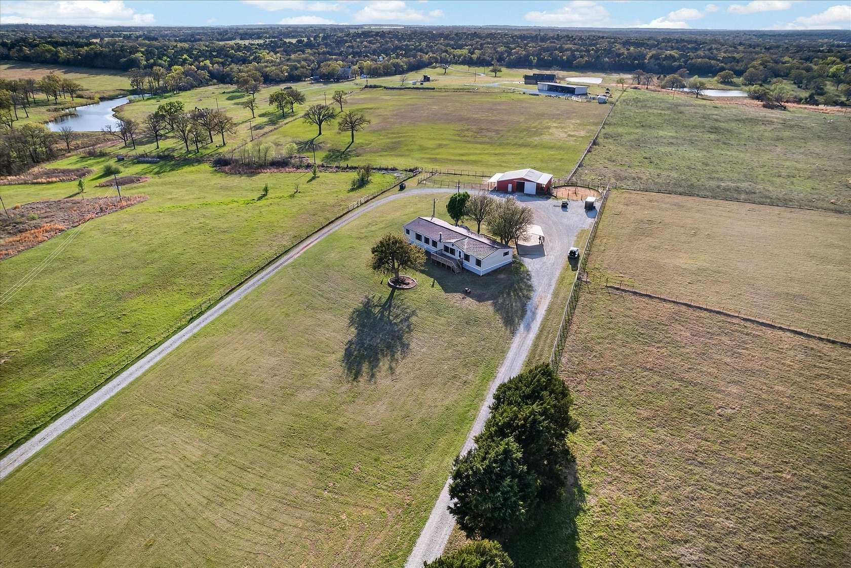 5 Acres of Land with Home for Sale in Whitesboro, Texas