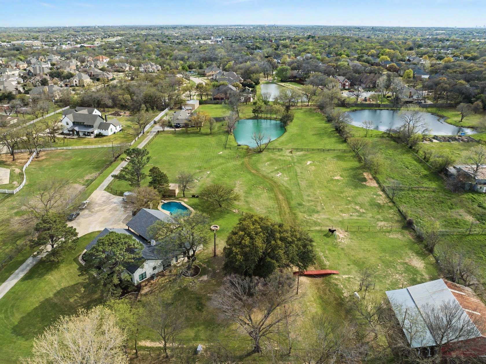 4.5 Acres of Land with Home for Sale in Southlake, Texas