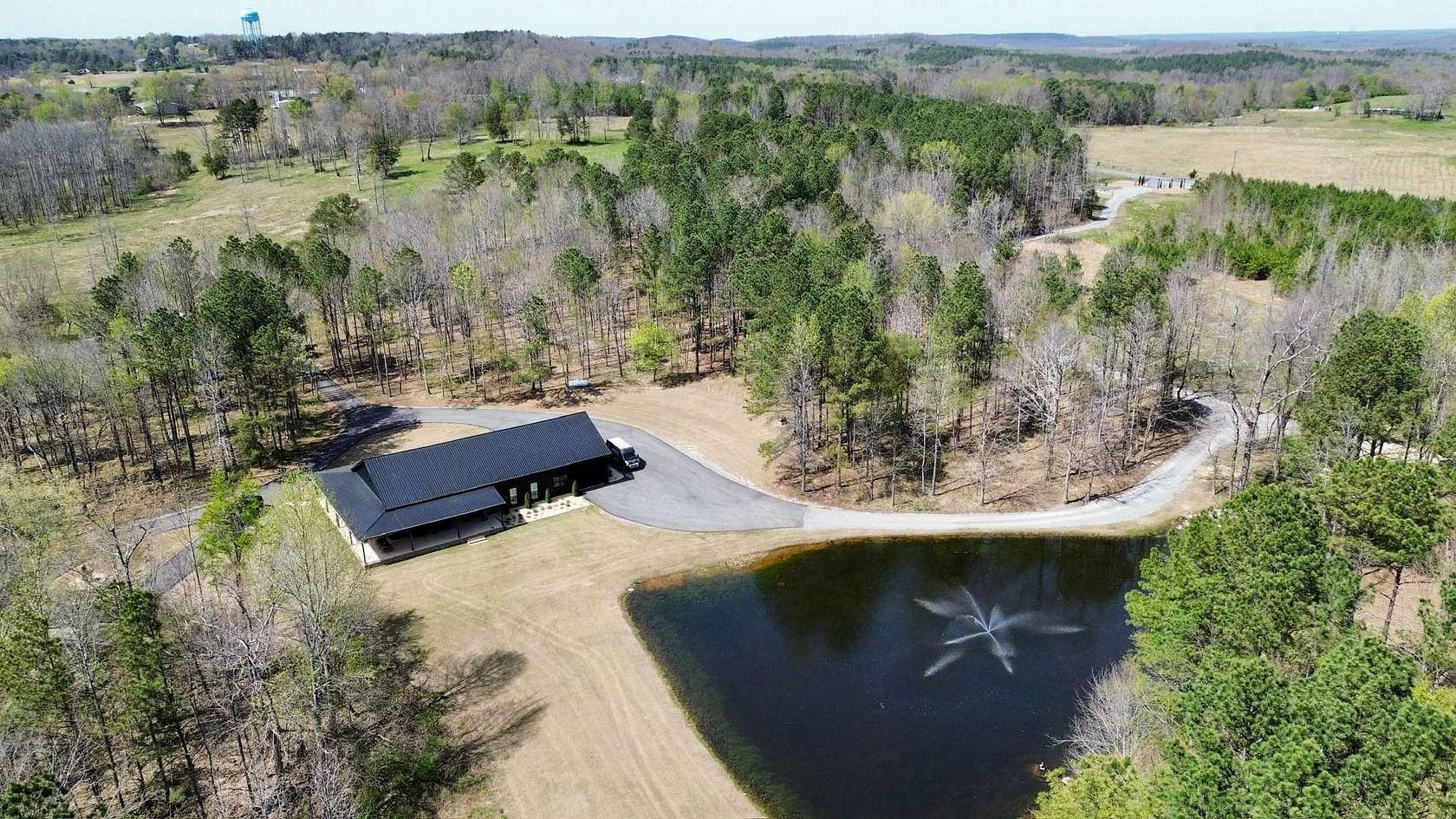 127 Acres of Recreational Land with Home for Sale in Vinemont, Alabama