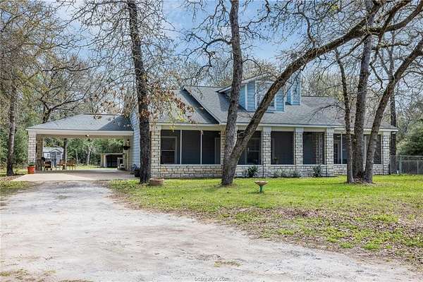 5 Acres of Land with Home for Sale in Hearne, Texas