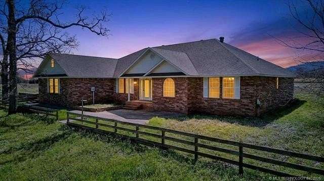 25 Acres of Agricultural Land with Home for Sale in Shady Point, Oklahoma