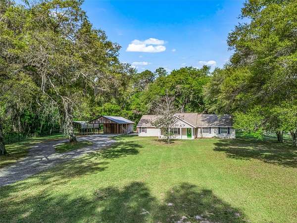 6.8 Acres of Land with Home for Sale in Bushnell, Florida