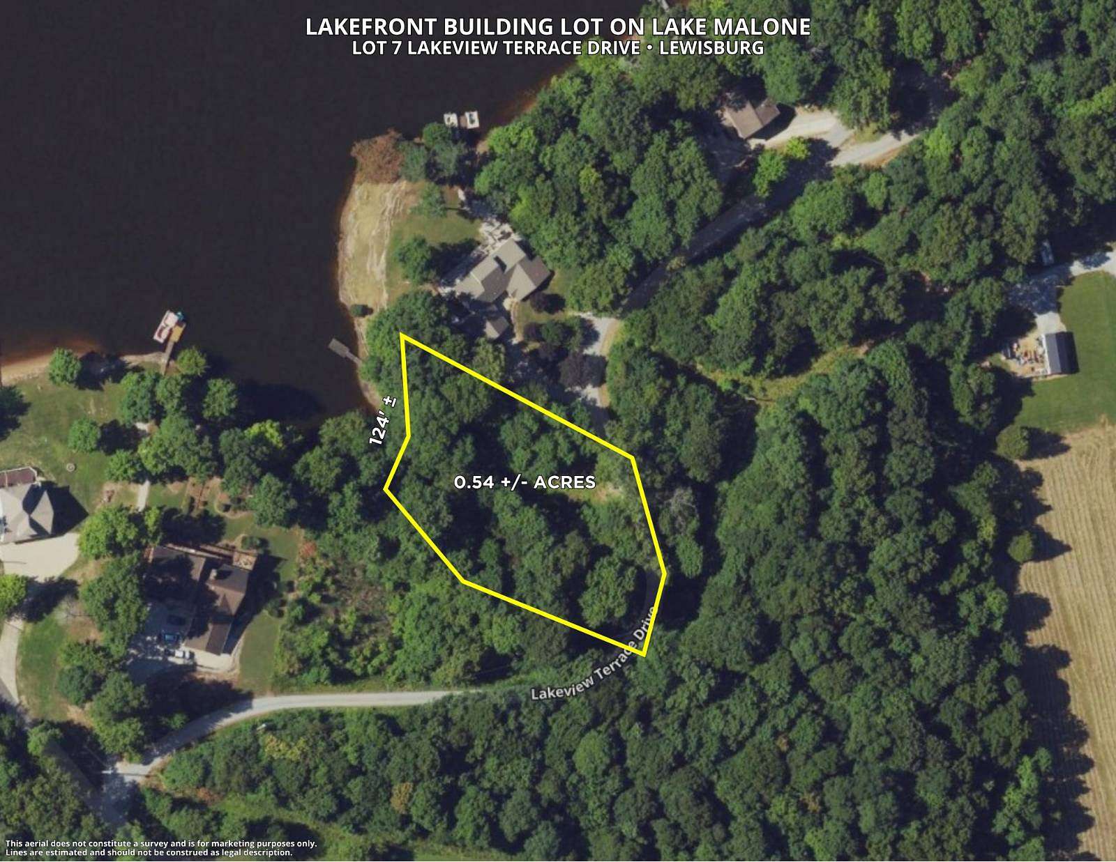 0.54 Acres of Residential Land for Sale in Lewisburg, Kentucky
