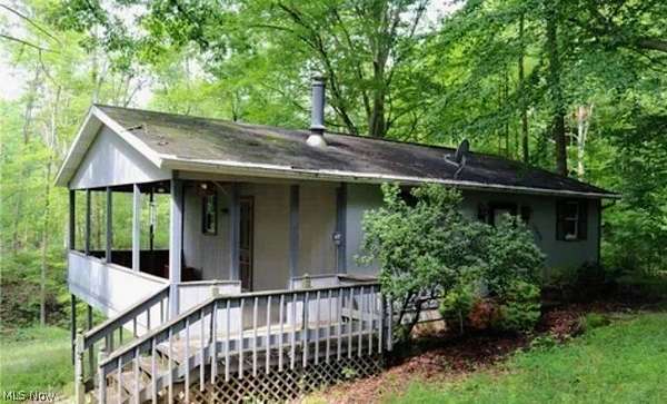 60 Acres of Recreational Land with Home for Sale in Salesville, Ohio