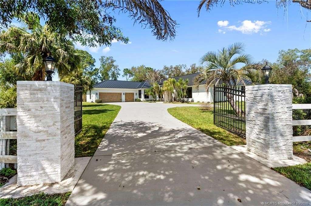 4 Acres of Land with Home for Sale in Palm City, Florida