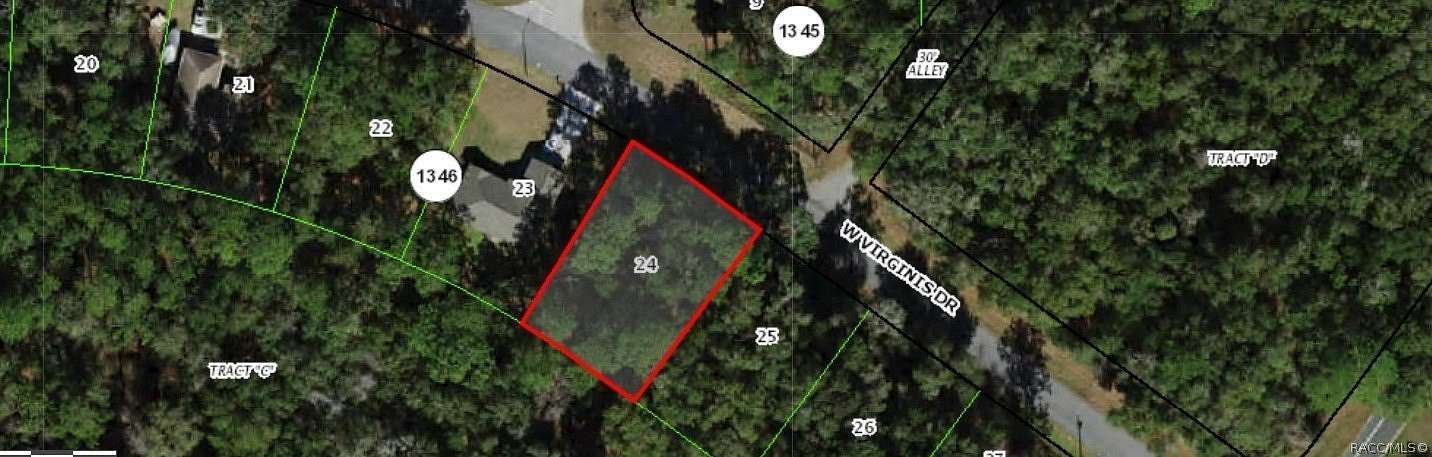 0.25 Acres of Residential Land for Sale in Citrus Springs, Florida