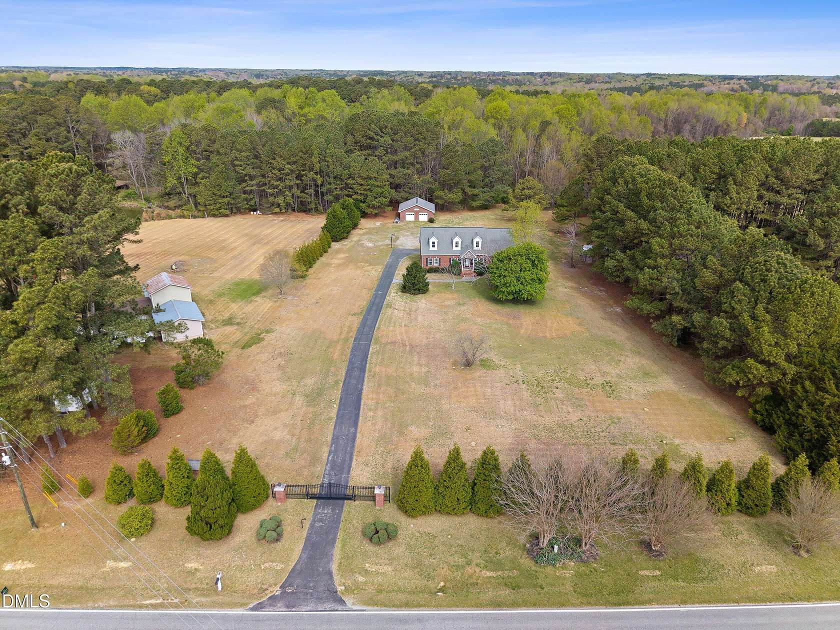 4.15 Acres of Land with Home for Sale in Willow Spring, North Carolina
