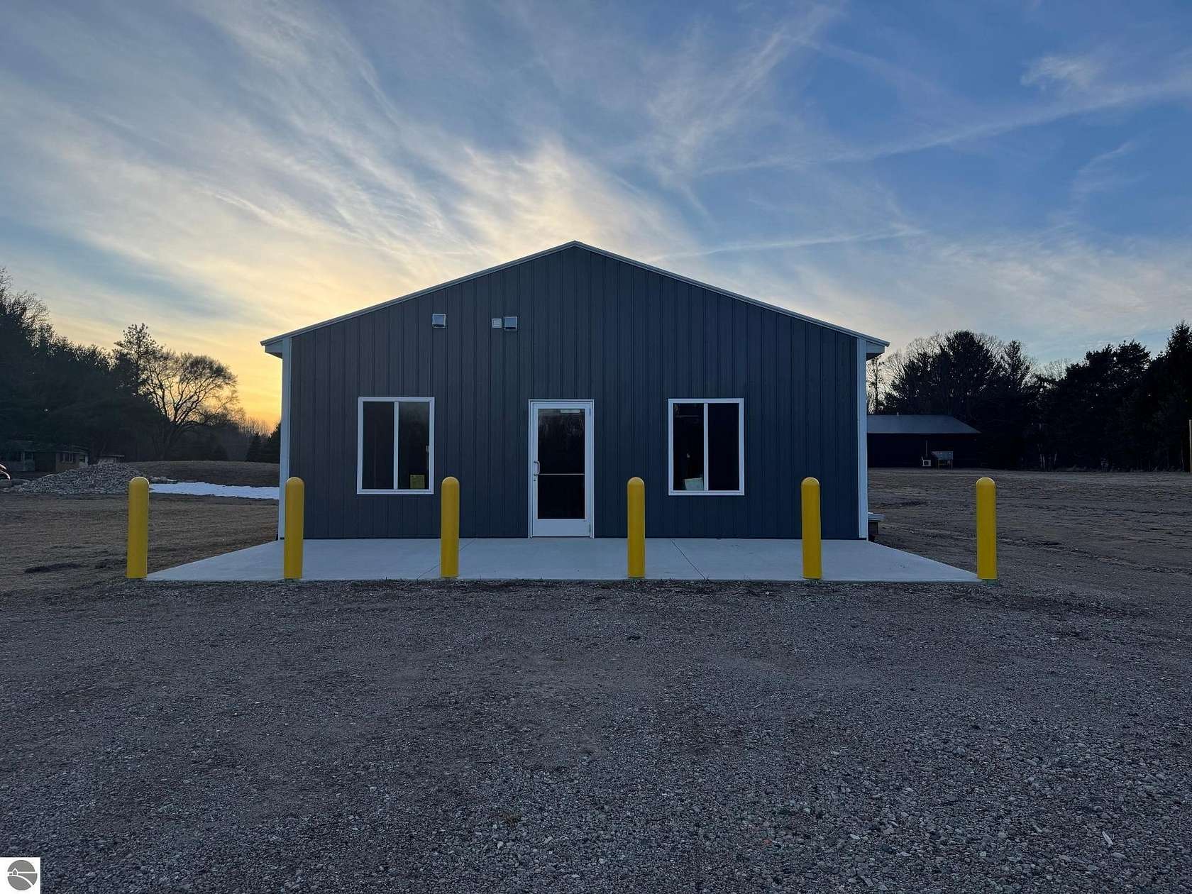 1.5 Acres of Improved Commercial Land for Lease in Riverdale, Michigan