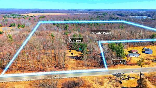 30.3 Acres of Recreational Land for Sale in Remus, Michigan