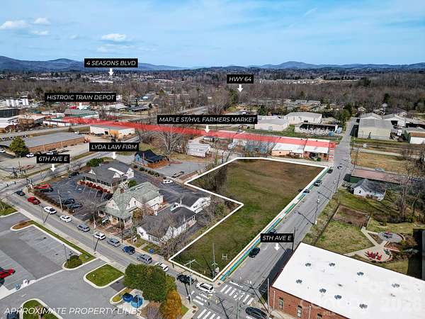0.96 Acres of Mixed-Use Land for Sale in Hendersonville, North Carolina