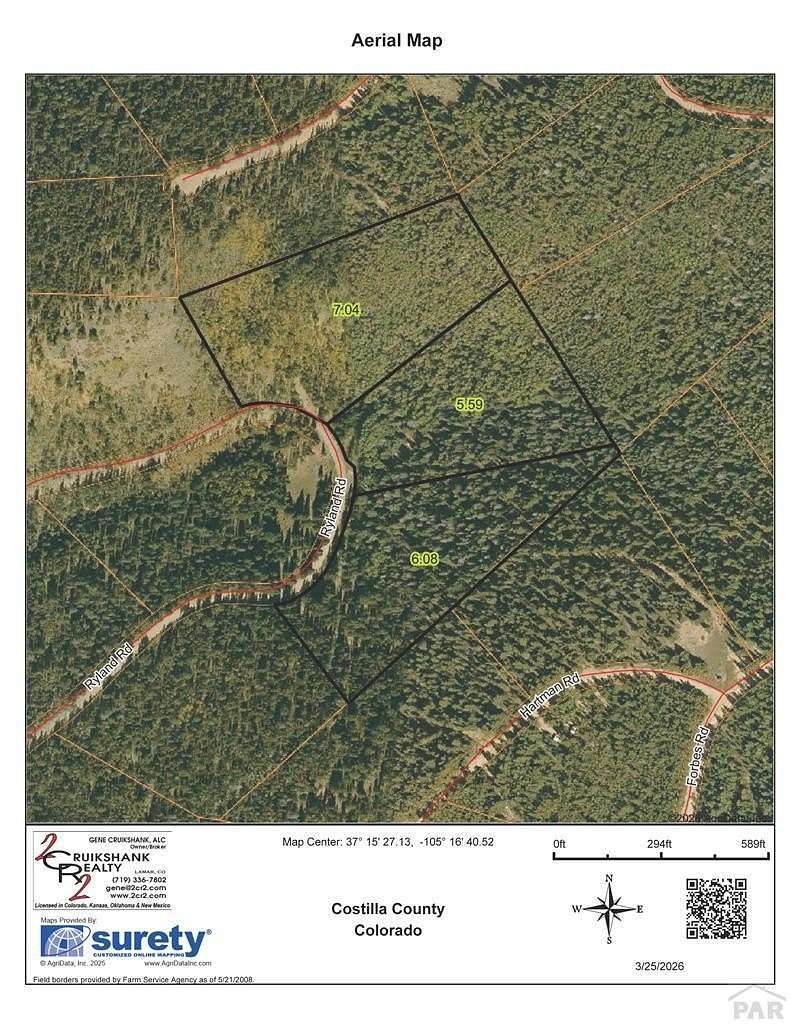 18 Acres of Recreational & Residential Land for Sale in San Luis, Colorado