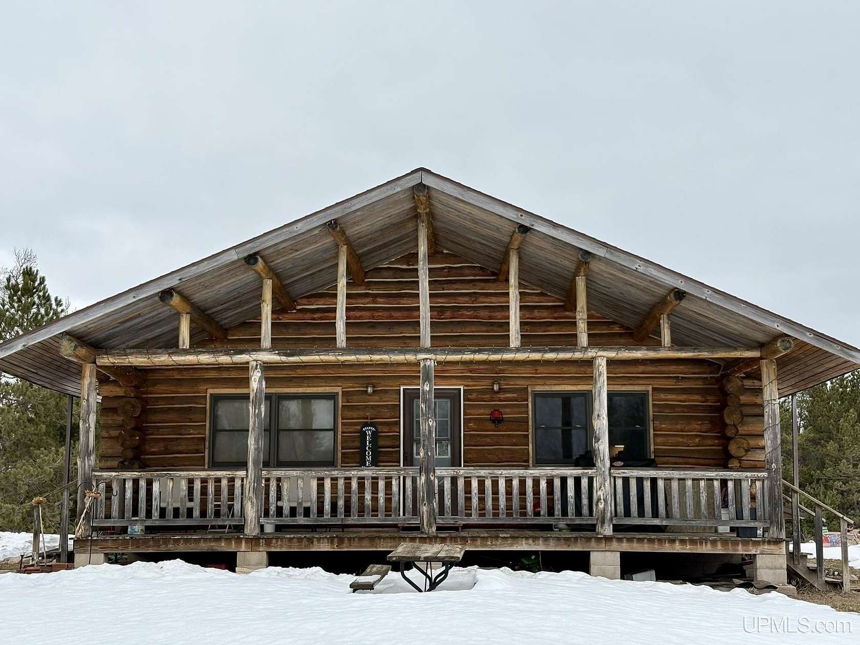 17.9 Acres of Recreational Land with Home for Sale in Dunbar Town, Wisconsin