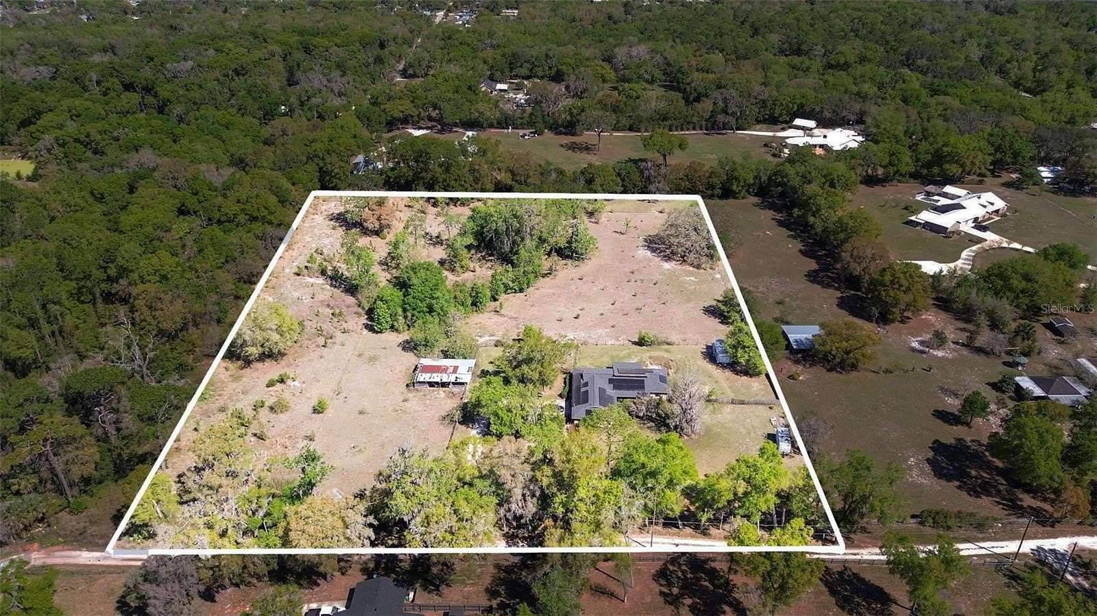 4.48 Acres of Land with Home for Sale in Orange City, Florida