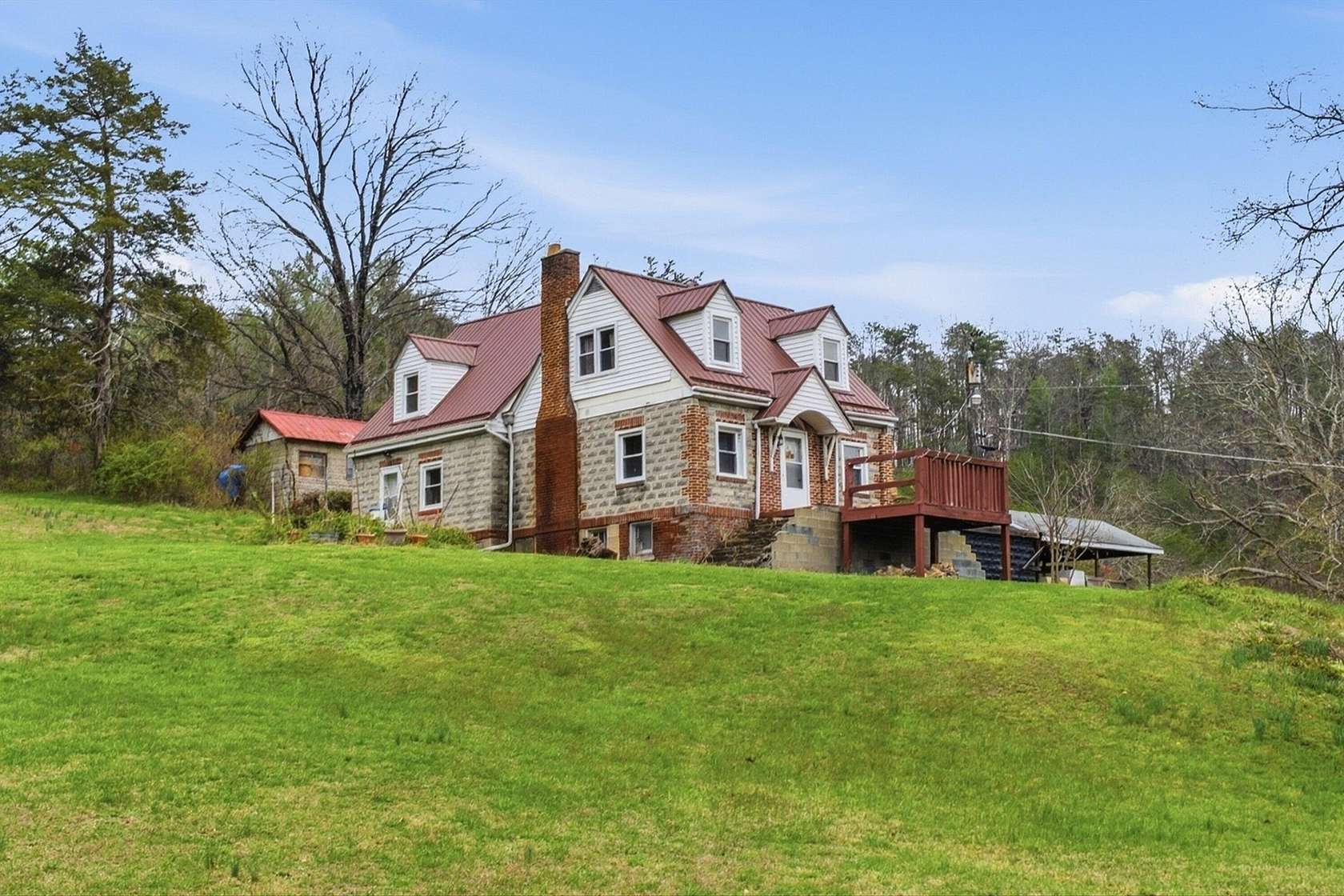 18.2 Acres of Land with Home for Sale in Clifton Forge, Virginia