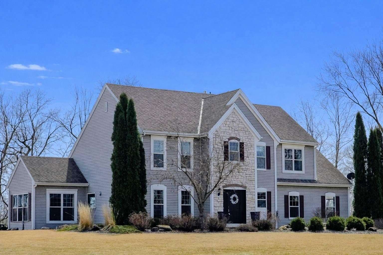 7.1 Acres of Land with Home for Sale in Kewaskum, Wisconsin